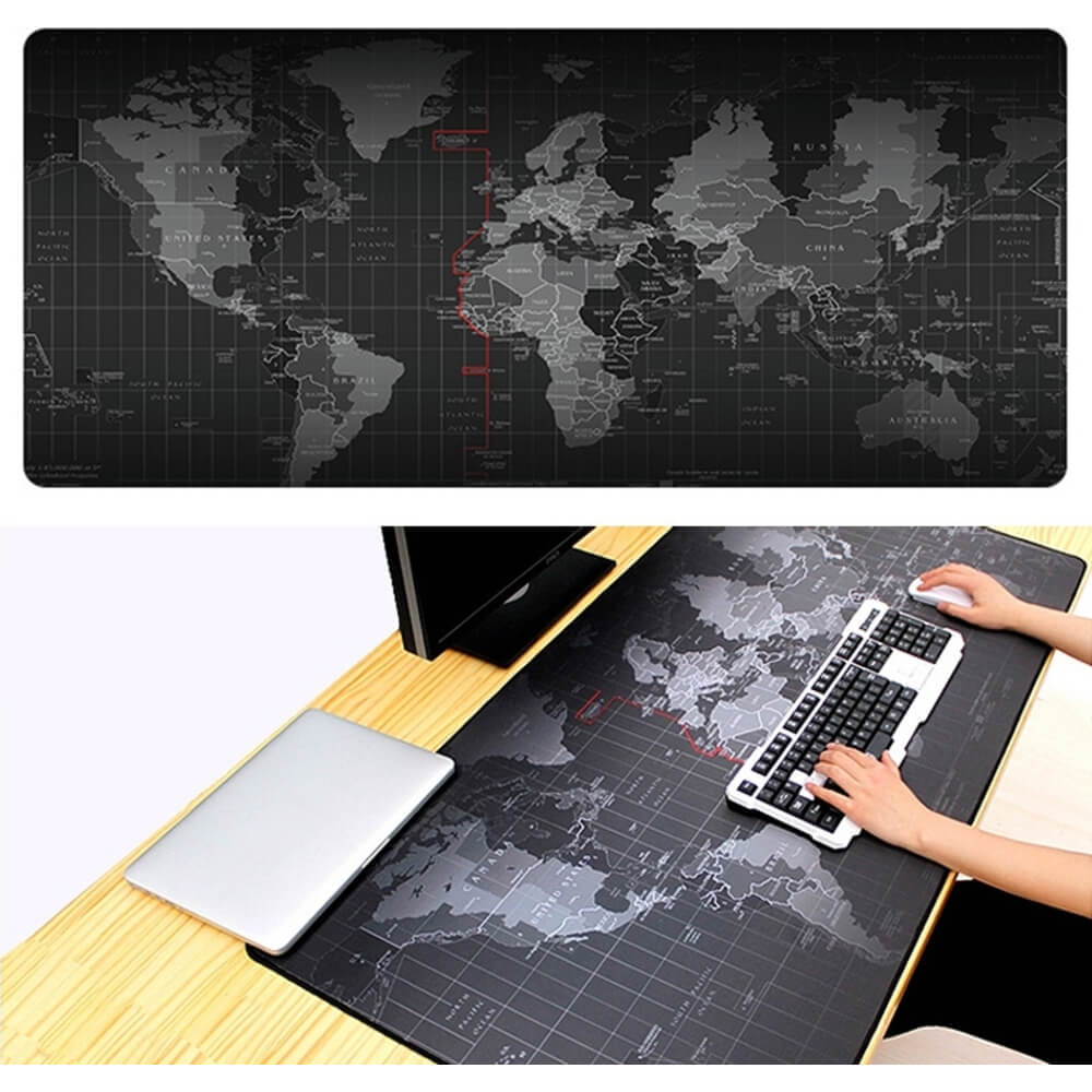 World Map Gaming Mouse Pad XXL 900mm