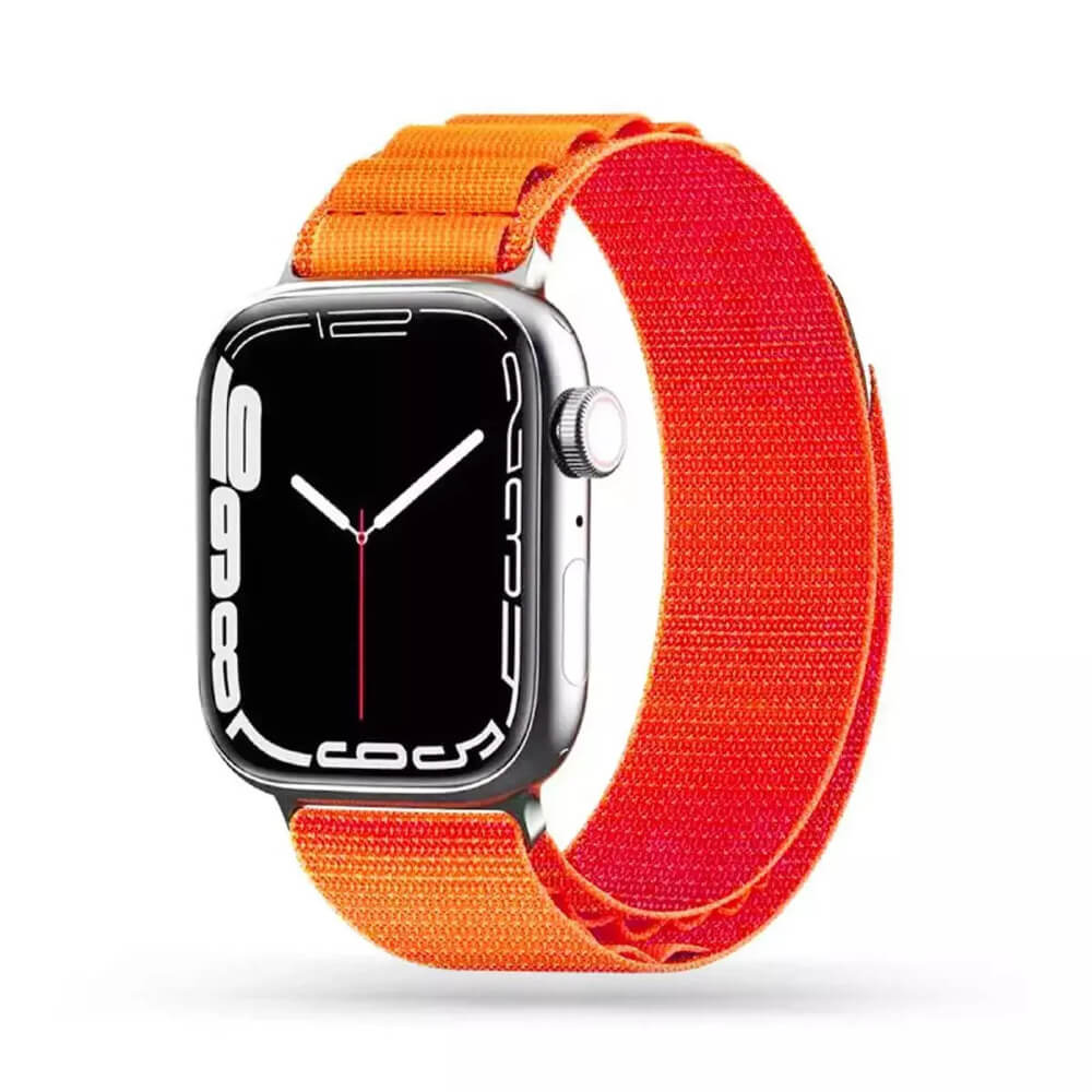 ΥΦΑΣΜΑΤΙΝΟ ΛΟΥΡΑΚΙ ΓΙΑ APPLE WATCH 42/44/45/46/49 MM ΠΟΡΤΟΚΑΛΙ