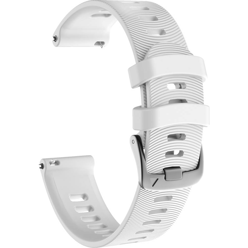 Λουράκι Σιλικόνης Λευκό για Garmin Forerunner 55 / 245 / 645 / Vivoactive 3 / 5 / HR / Venu Sq 2