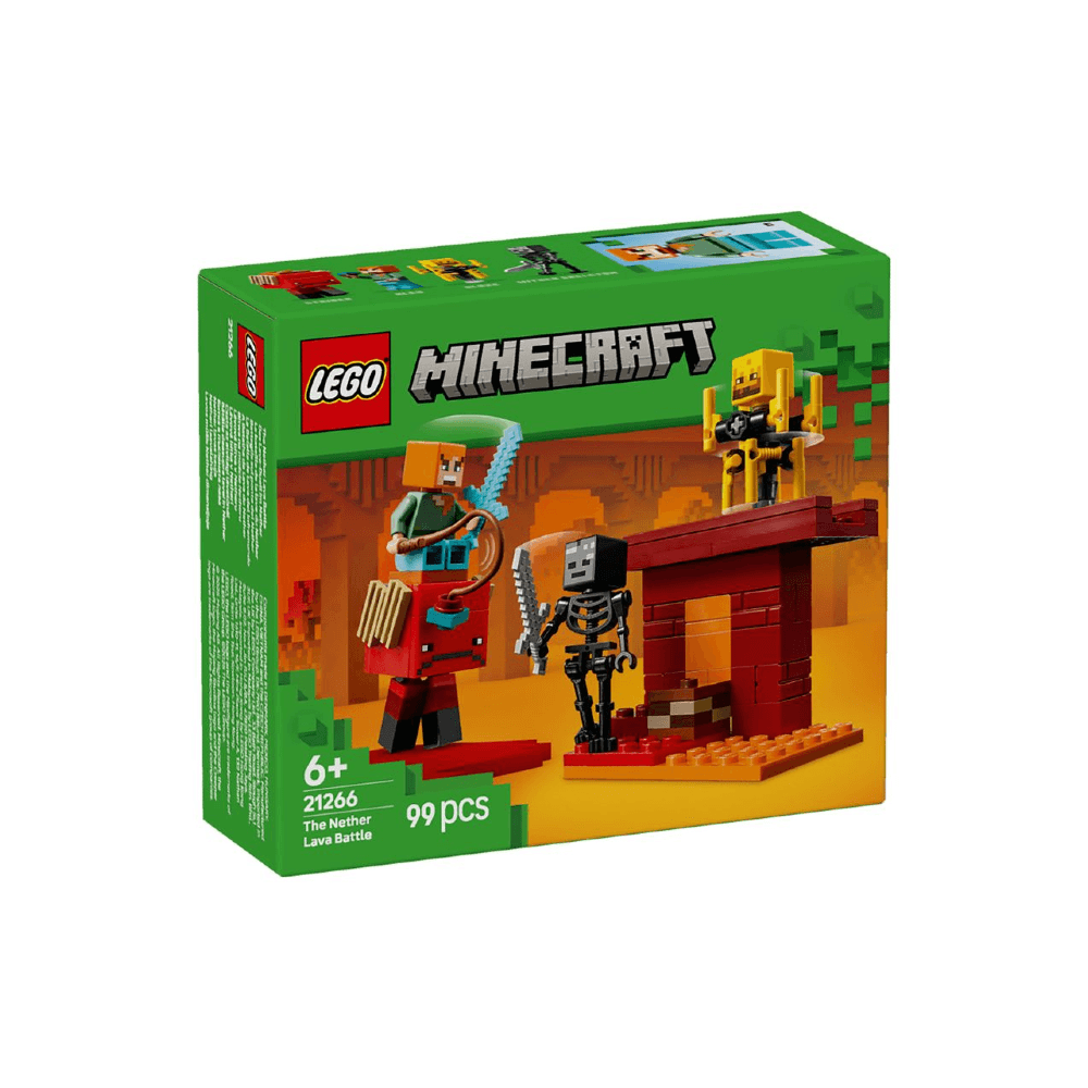 LEGO MINECRAFT Η ΜΑΧΗ ΣΤΗ ΛΑΒΑ ΤΩΝ ΕΓΚΑΤΩΝ 21266