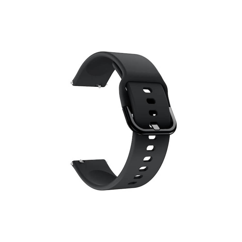 ΛΟΥΡΑΚΙ ΣΙΛΙΚΟΝΗΣ ΜΕ ΑΓΚΡΑΦΑ ΜΑΥΡΟ AMAZFIT GTS 2/ GTS2 MINI/ GTS 2E
