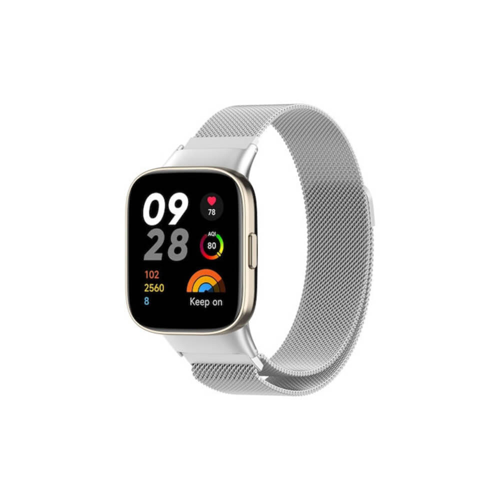 ΜΕΤΑΛΛΙΚΟ ΛΟΥΡΑΚΙ XIAOMI REDMI WATCH 3 MILANESE ΑΣΗΜΙ