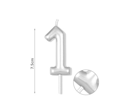Κεράκι γενεθλίων 7,5cm 