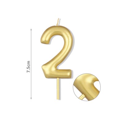 Κεράκι γενεθλίων 7,5cm