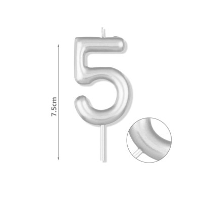 Κεράκι γενεθλίων 7,5cm 