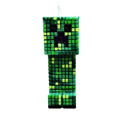 Κερί λαμπάδα minecraft Creeper 20X8X5
