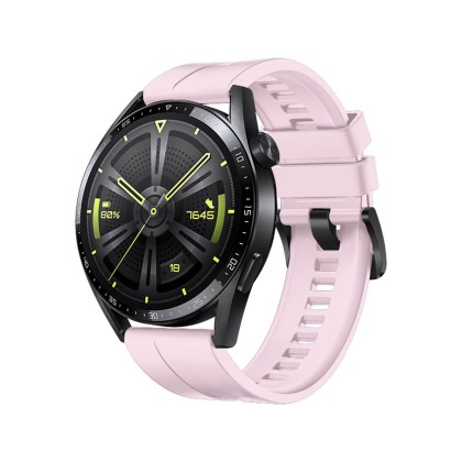 Χρωματιστό λουράκι σιλικόνης για smartwatch που αποσπάται εύκολα για συχνή αλλάγη.