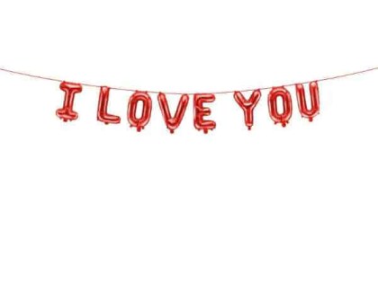 Μπαλόνι κρεμαστό i love you 260x40 cm