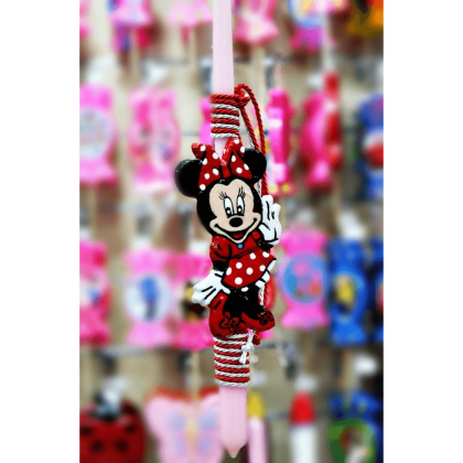 Κερί λαμπάδα minnie mouse 38cm