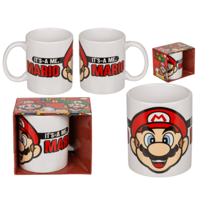 Κούπα για τους λάτρεις του Super Mario it's a-me Mario 325ml.