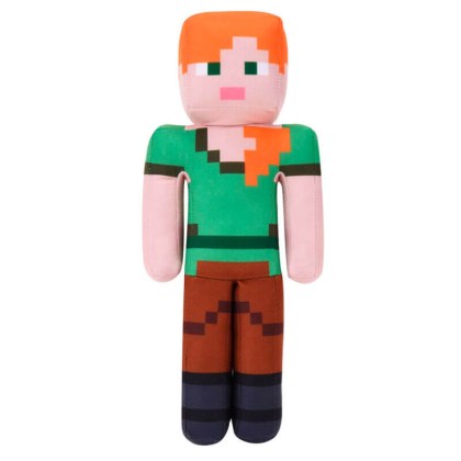 Γνήσιο λούτρινο minecraft Alex 30cm.