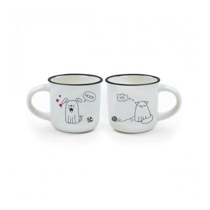 set-me-2-koupes-espresso-legami-espresso-for-two-coffee-mug-dog-and-cat-skilos-kai-gata-mm00091