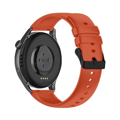 Χρωματιστό λουράκι σιλικόνης για smartwatch που αποσπάται εύκολα για συχνή αλλάγη.