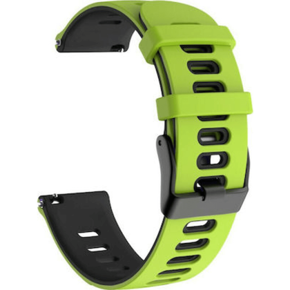 Χρωματιστό λουράκι σιλικόνης για smartwatch που αποσπάται εύκολα για συχνή αλλάγη.