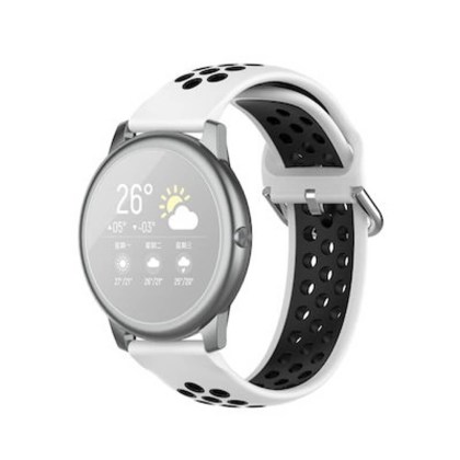 Χρωματιστό λουράκι σιλικόνης για smartwatch που αποσπάται εύκολα για συχνή αλλάγη.