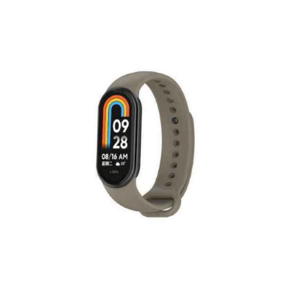 Χρωματιστό λουράκι σιλικόνης για mi band 8 που αποσπάται εύκολα για συχνή αλλάγη.