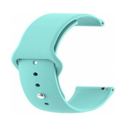 Χρωματιστό λουράκι σιλικόνης για smartwatch που αποσπάται εύκολα για συχνή αλλάγη.