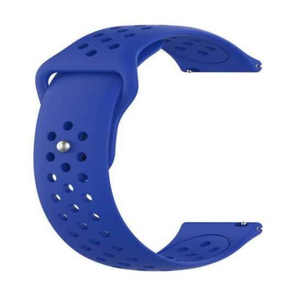 Χρωματιστό λουράκι σιλικόνης για smartwatch που αποσπάται εύκολα για συχνή αλλάγη.
