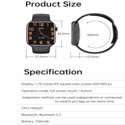 Smartwatch με Παλμογράφο 