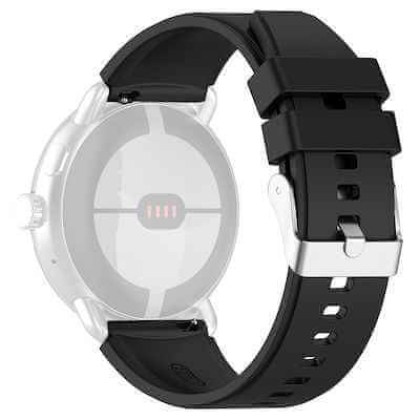 Χρωματιστό λουράκι σιλικόνης για smartwatch που αποσπάται εύκολα για συχνή αλλάγη.