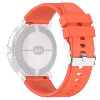 Χρωματιστό λουράκι σιλικόνης για smartwatch που αποσπάται εύκολα για συχνή αλλάγη.