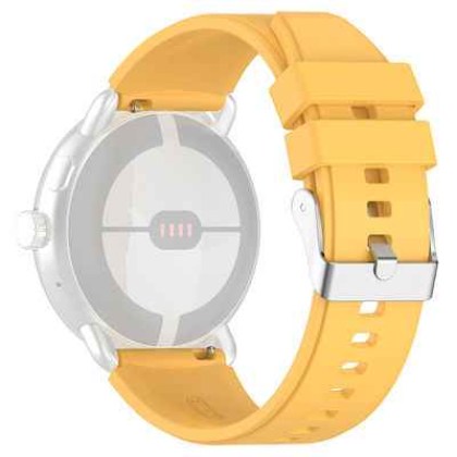 Χρωματιστό λουράκι σιλικόνης για smartwatch που αποσπάται εύκολα για συχνή αλλάγη.